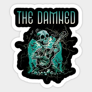 THE DAMNED BAND XMAS Sticker